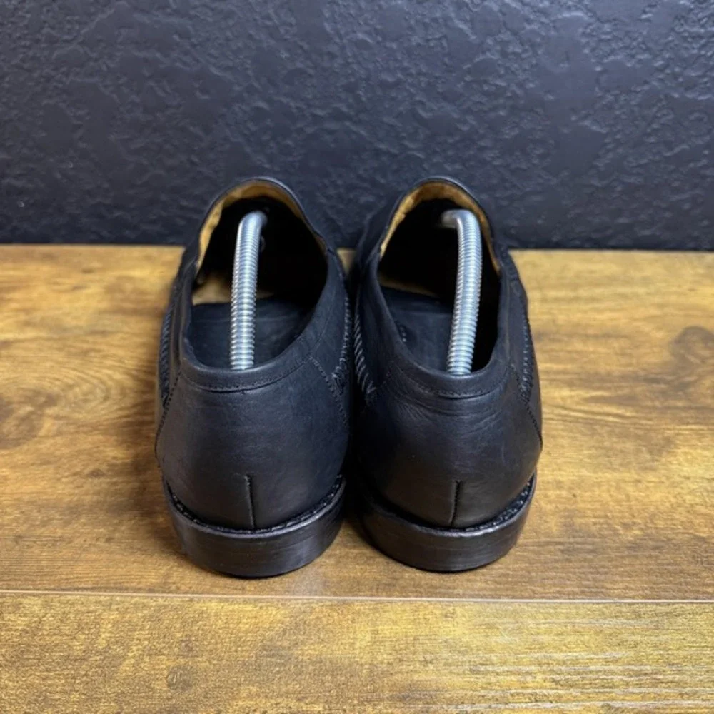 Johnston & Murphy Aristocraft Black Leather Moccasin Loafers Mens‎ 9.5